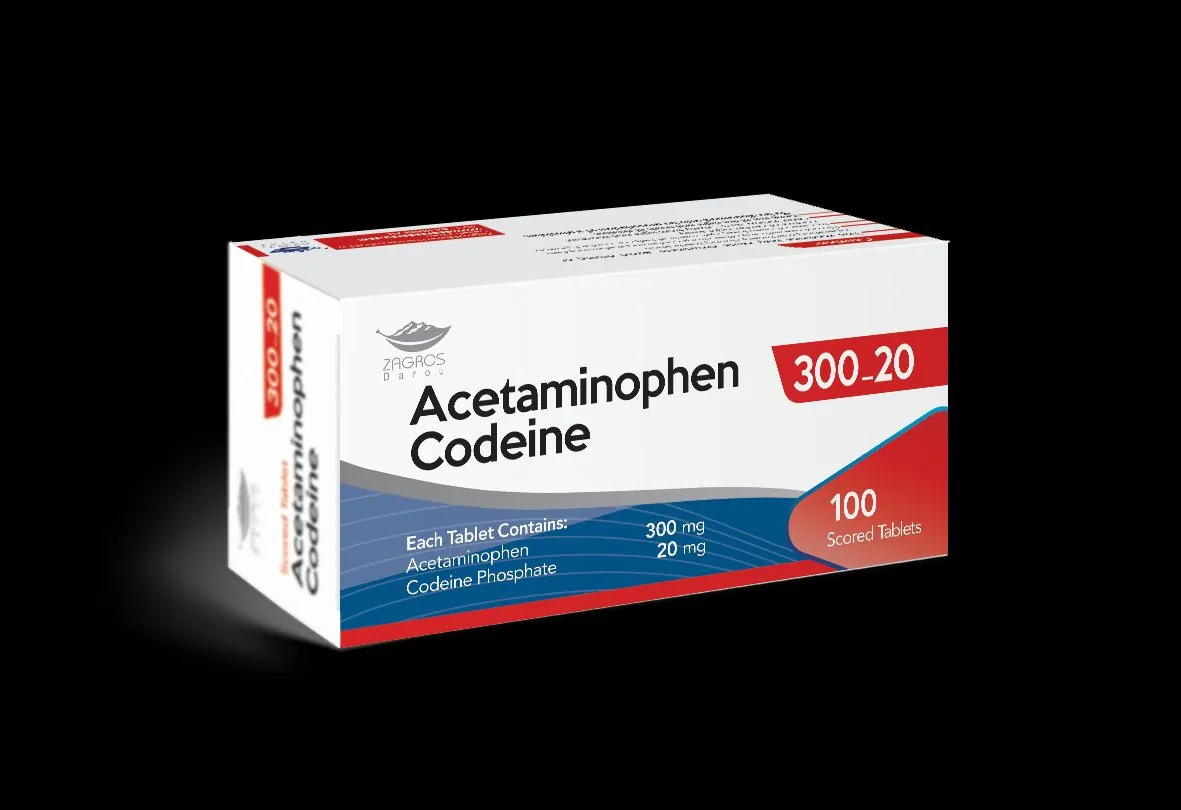 Asetaminofen Kodein 300/20 mg Tabletler (Codeine) — PharmaWeb