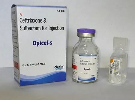 سفتریاکسون و سولباکتام ۱.۵ گرم (Ceftriaxone) — فارماوب