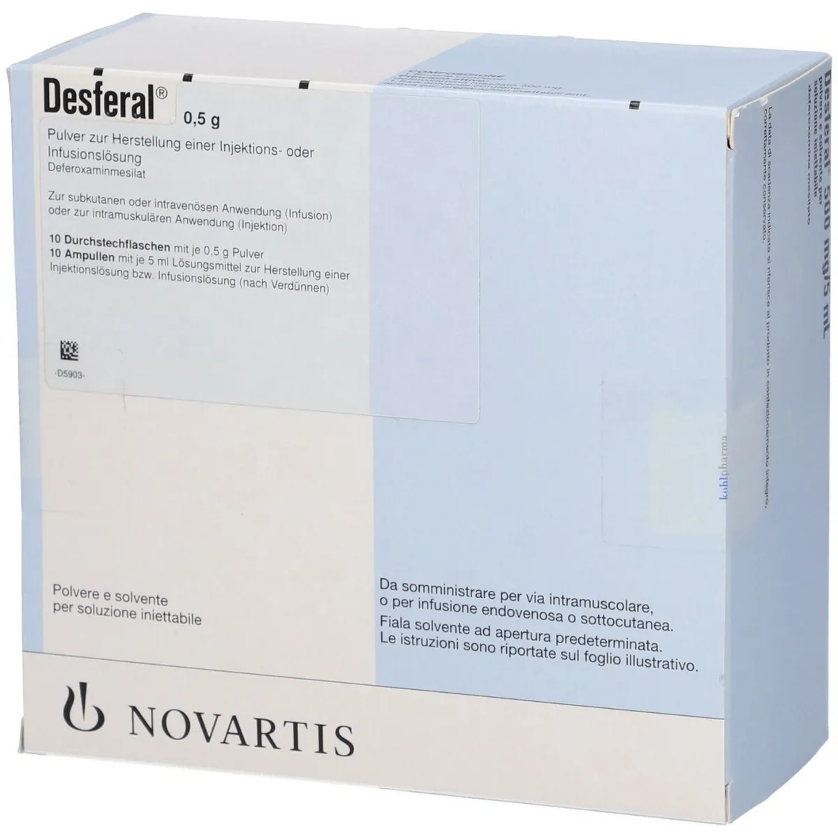 Desferal 0.5g Flakon — PharmaWeb