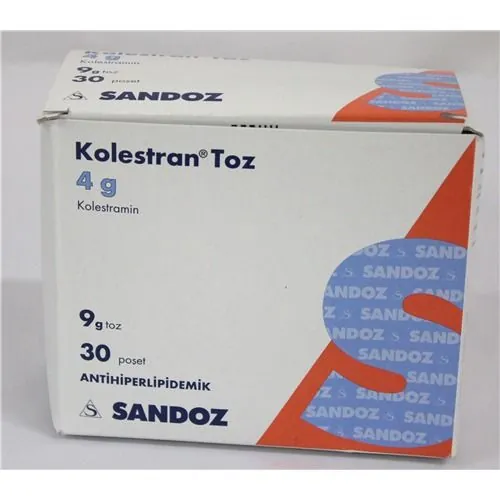 Kolestran Kolestiramin 4 g Toz — PharmaWeb