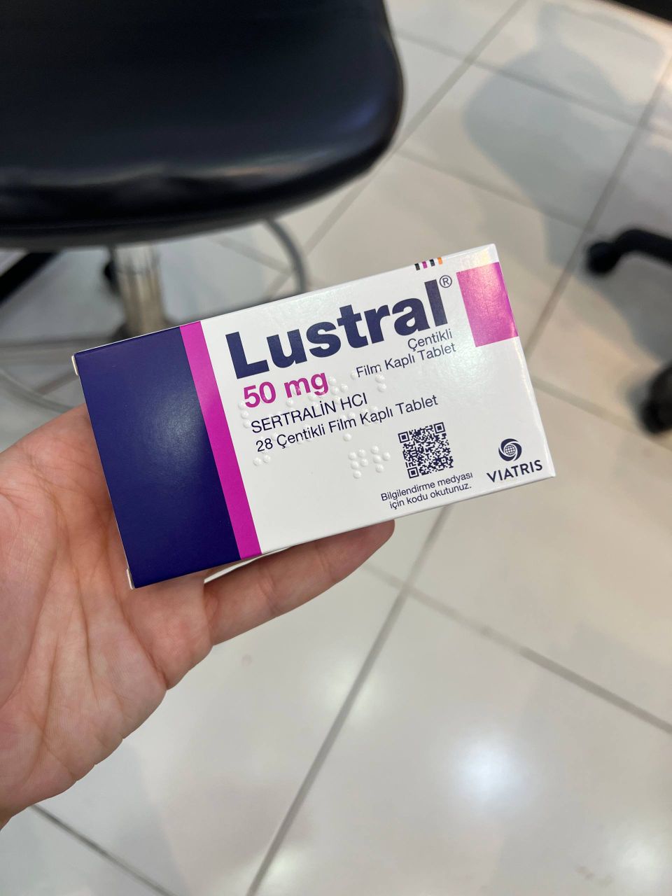 Lustral Sertraline 50 mg Film-Coated Tablets