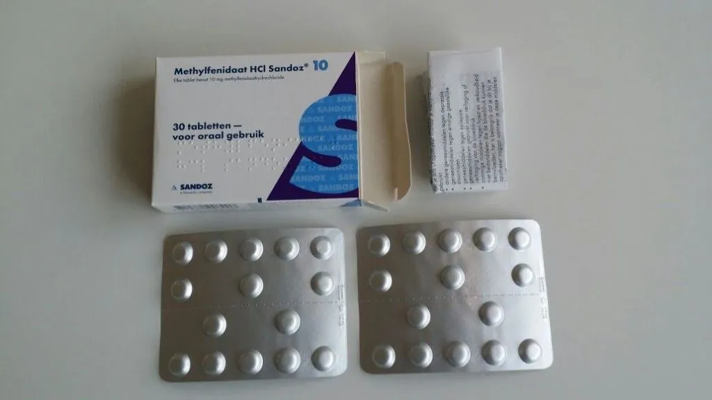 قرص متیل فنیدات HCl ساندوز ۱۰ میلی‌گرم (Methylphenidate) — فارماوب