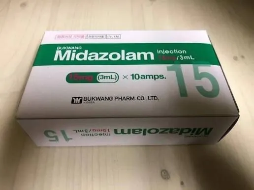 میدازولام بوکوانگ ۱۵ میلی‌گرم/۳ میلی‌لیتر (Midazolam) — فارماوب