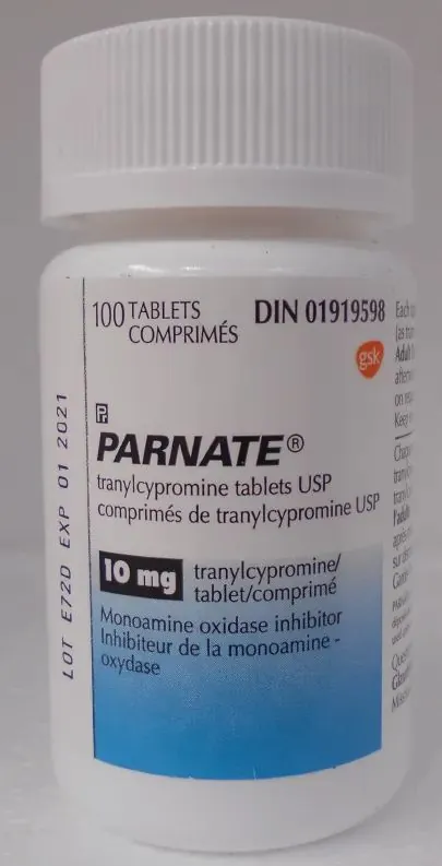 Parnate Tranylcypromine 10 mg Tabletler — PharmaWeb