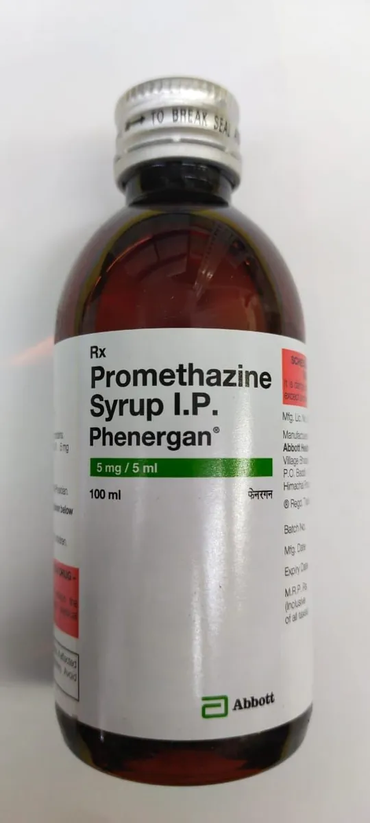 شراب فنرجان بروميثازين ٥ ملغ/٥ مل - ١٠٠ مل — PharmaWeb