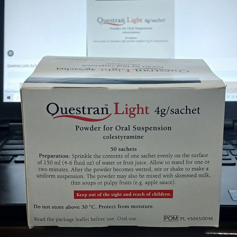 Questran Light Colestyramine 4 g Powder