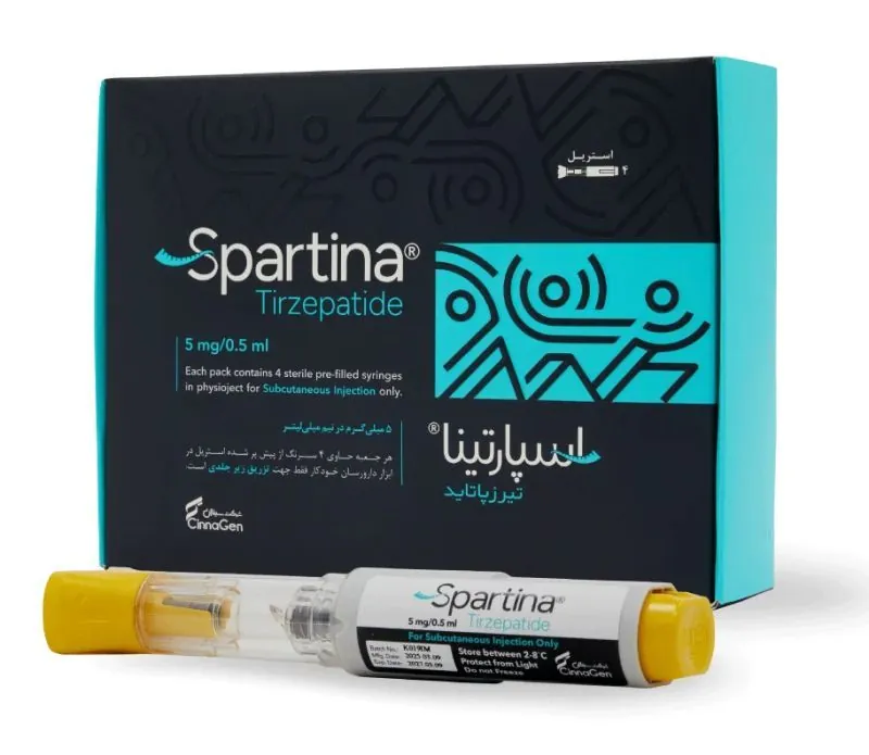 محاقن جاهزة للحقن سبارتينا تيرزيباتيد ٥ ملغ/٠.٥ مل (Tirzepatide) — PharmaWeb