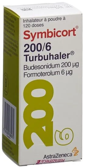 بخاخ سيمبيكورت توربوهالر ٢٠٠/٦ ميكروغرام (Budesonide Formoterol) — PharmaWeb