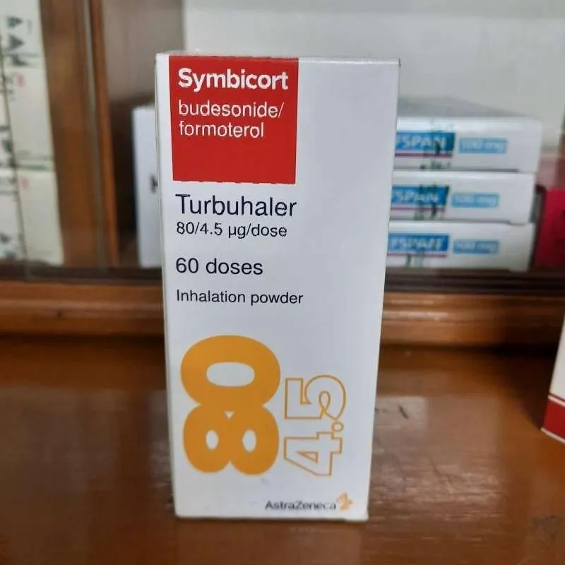 Symbicort Turbuhaler 80/4.5 μg Inhaler (Budesonide Formoterol) — PharmaWeb